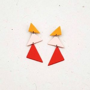 4 Pairs of Clay Earrings